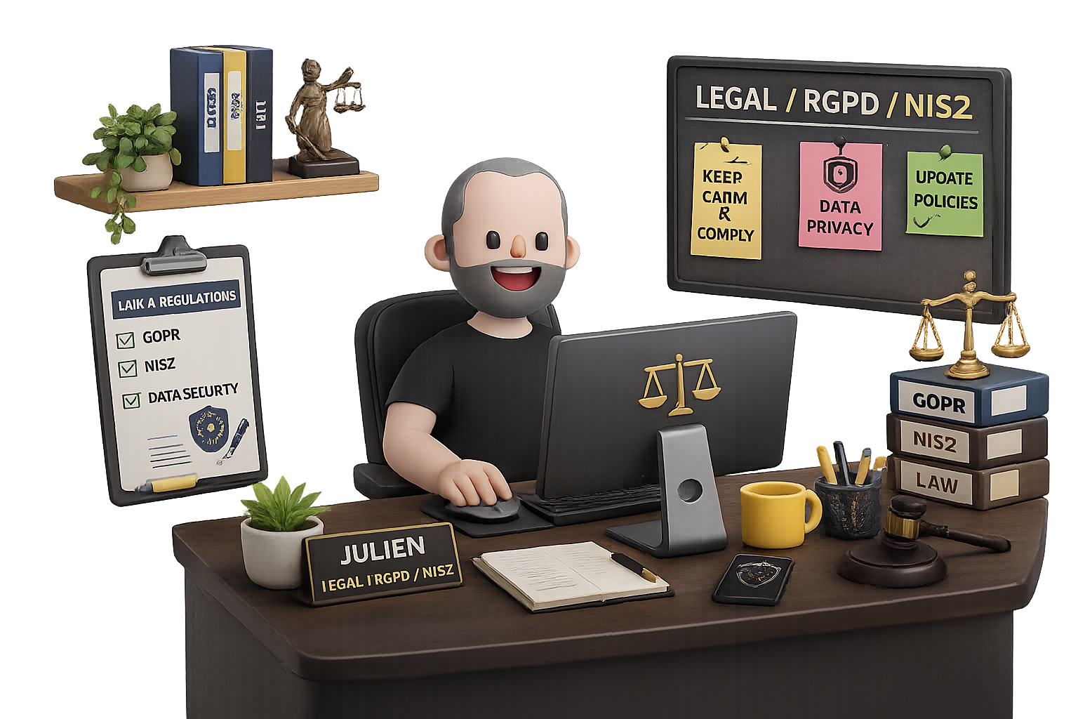 Julien, Legal / RGPD / NIS2